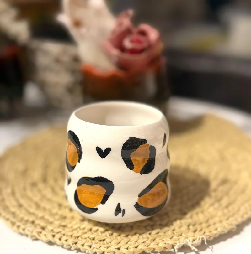 Leopar Boğumlu Kupa — fotoğraf 4/5